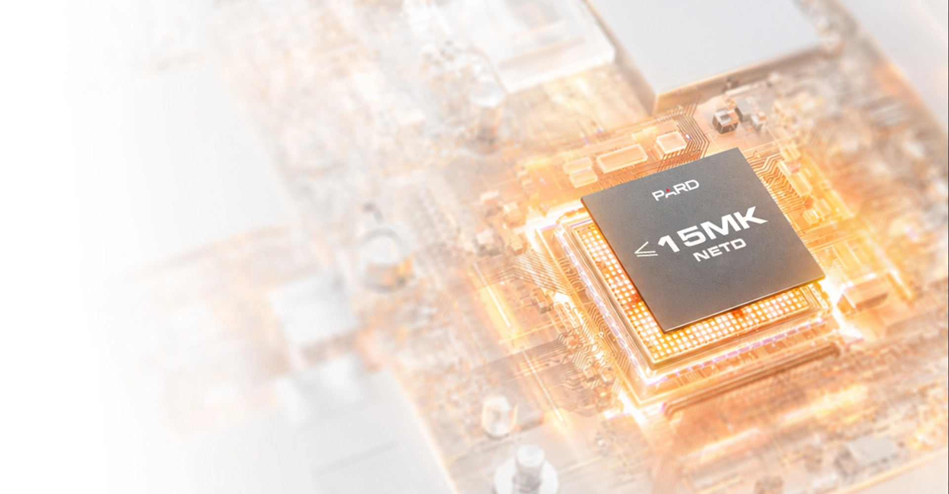 Sensibilidad térmica NETD 15 mK de los PARD Osprey 4K 384