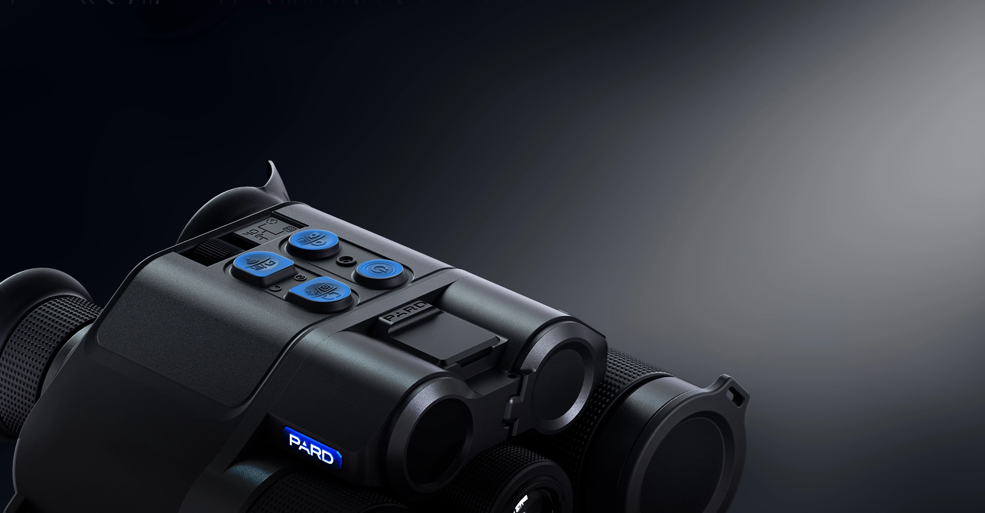 Botones ergonómicos de los PARD Osprey 4K 384